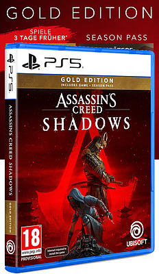 Einfach und sicher online bestellen: Assassins Creed Shadows Gold (AT-PEGI) in Österreich kaufen.