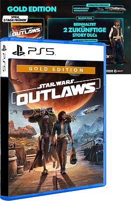 Einfach und sicher online bestellen: Star Wars Outlaws Gold Edition (AT-PEGI) in Österreich kaufen.