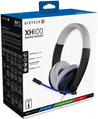 Einfach und sicher online bestellen: Gioteck Wired Stereo Headset White/Blue XH-100s in Österreich kaufen.