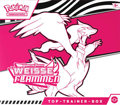 Einfach und sicher online bestellen: Pokemon KP 10.5 Top Trainer Box Reshiram in Österreich kaufen.