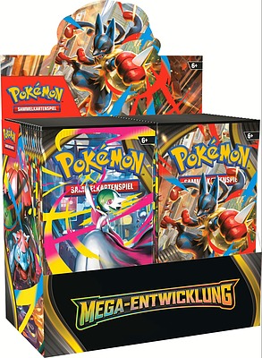 Einfach und sicher online bestellen: Pokemon ME01 Mega Entwicklung Display in Österreich kaufen.