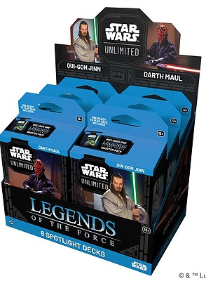 Einfach und sicher online bestellen: SWU Legends of the Force Spot-Light-Deck-Display in Österreich kaufen.