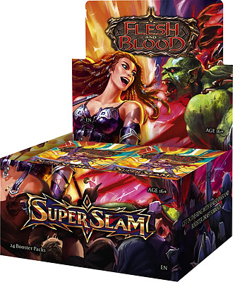 Einfach und sicher online bestellen: Flesh & Blood - Super Slam Booster Display in Österreich kaufen.