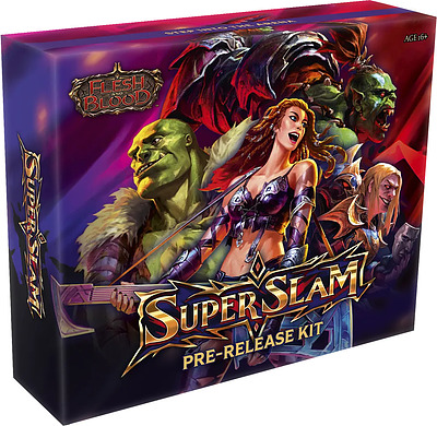 Einfach und sicher online bestellen: Flesh & Blood - Super Slam Pre-Release Kit in Österreich kaufen.