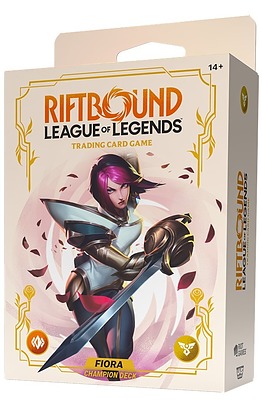 Einfach und sicher online bestellen: Riftbound Set 2: Spiritforged Deck Display Fiora in Österreich kaufen.
