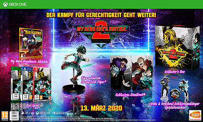 Einfach und sicher online bestellen: My Hero One's Justice 2 Collectors Edition (PEGI) in Österreich kaufen.