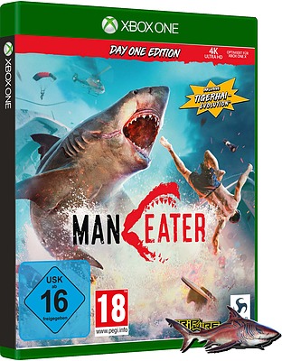 Einfach und sicher online bestellen: Maneater Day One Edition + Tiger Hai Evolution DLC in Österreich kaufen.