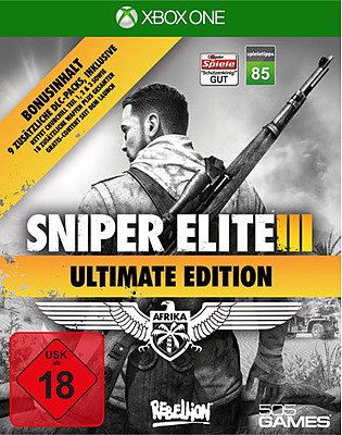 Einfach und sicher online bestellen: Sniper Elite 3 Afrika Ultimate Edition + 9 DLCs in Österreich kaufen.