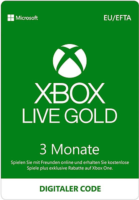 Einfach und sicher online bestellen: Xbox Live 3-Monate Gold in Österreich kaufen.