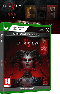 Einfach und sicher online bestellen: Diablo IV + Boni inkl. 666 Pack (AT-PEGI) in Österreich kaufen.