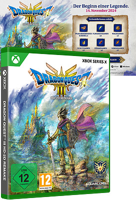 Einfach und sicher online bestellen: Dragon Quest 3 HD-2D Remake + 6 Boni in Österreich kaufen.