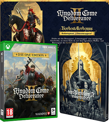 Einfach und sicher online bestellen: Kingdom Come: Deliverance II DayOne Steelbook Edit in Österreich kaufen.