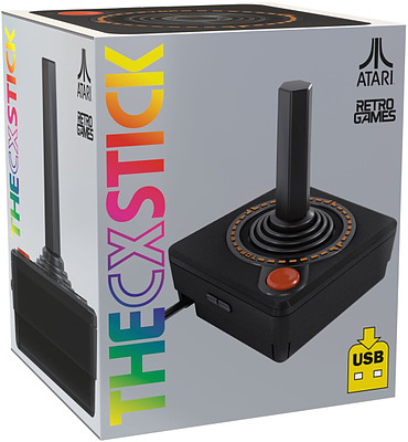 Einfach und sicher online bestellen: THECXSTICK Solus Atari USB Joystick schwarz in Österreich kaufen.