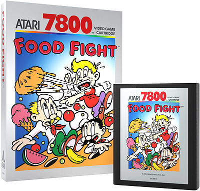 Einfach und sicher online bestellen: Atari Food Fight (2600+, 7800) in Österreich kaufen.