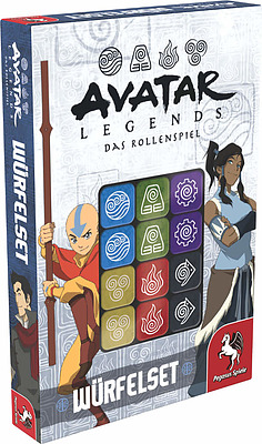 Einfach und sicher online bestellen: Avatar Legends - Das Rollenspiel: Würfelset in Österreich kaufen.
