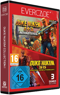 Einfach und sicher online bestellen: Blaze Evercade Duke Nukem Collection 1 in Österreich kaufen.