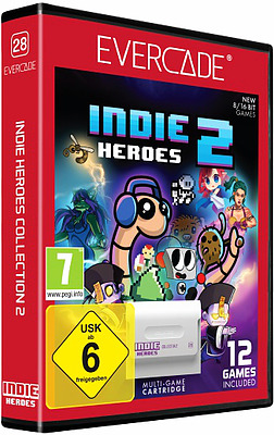 Einfach und sicher online bestellen: Blaze Evercade Indie Heroes Cartridge 2 in Österreich kaufen.