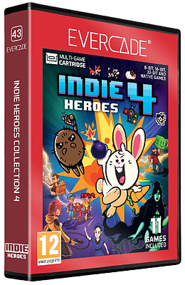 Einfach und sicher online bestellen: Blaze Evercade Indie Heroes Cartridge 4 in Österreich kaufen.