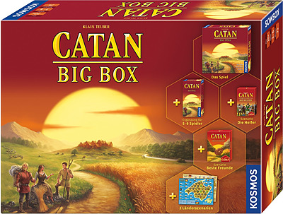 Einfach und sicher online bestellen: Catan - Big Box in Österreich kaufen.