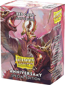 Einfach und sicher online bestellen: Dragon Shield Dual Matte - Red/Gold Anniversary in Österreich kaufen.