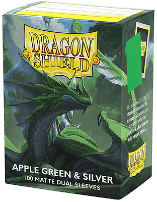 Einfach und sicher online bestellen: Dragon Shield Matte Dual - Apple Green & Silver in &Ouml;sterreich kaufen.