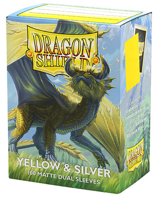 Einfach und sicher online bestellen: Dragon Shield Matte Dual - Yellow & Silver in &Ouml;sterreich kaufen.