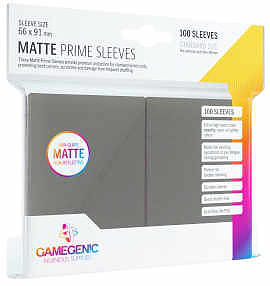 Einfach und sicher online bestellen: Gamegenic - Matte Prime Sleeves Grey 100 in Österreich kaufen.