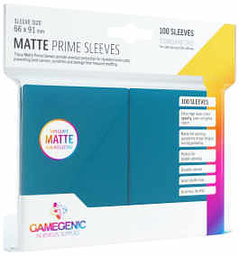Einfach und sicher online bestellen: Gamegenic - Matte Prime Sleeves Blue 100 in Österreich kaufen.