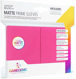 Einfach und sicher online bestellen: Gamegenic - Matte Prime Sleeves Pink 100 in Österreich kaufen.