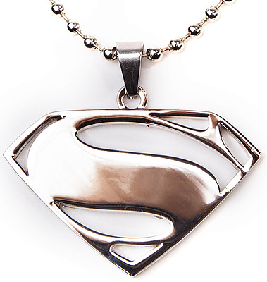 Einfach und sicher online bestellen: Superman Anhnger mit Kette MOS Logo in Österreich kaufen.