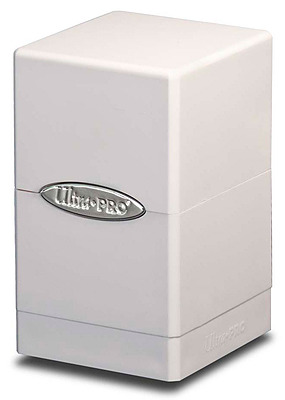 Einfach und sicher online bestellen: Ultra Pro White Satin Tower Deckbox in Österreich kaufen.