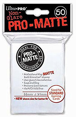 Einfach und sicher online bestellen: Ultra Pro-Matte Sleeves white (50) in Österreich kaufen.