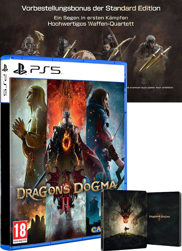 Dragon's Dogma 2 Edition Steelbook (PS5, Xbox) à 69,99€