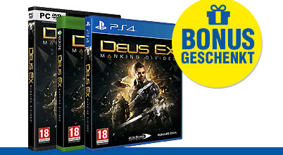 Deus Ex: Mankind Divided uncut PEGI bei Gameware kaufen!