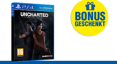 Uncharted: The Lost Legacy uncut PEGI bei Gameware kaufen!
