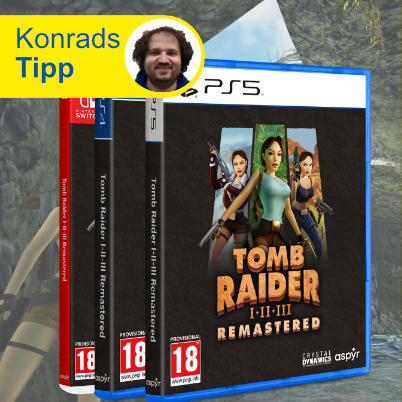 Tomb Raider 1-3 Remastered Collection fr PS5, PS4 und Switch bei Gameware kaufen!