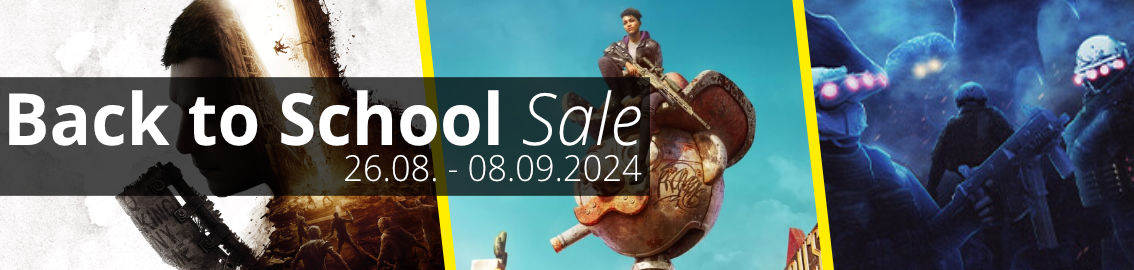 Back to School Sale vom 26. August bis zum 1. September 2024