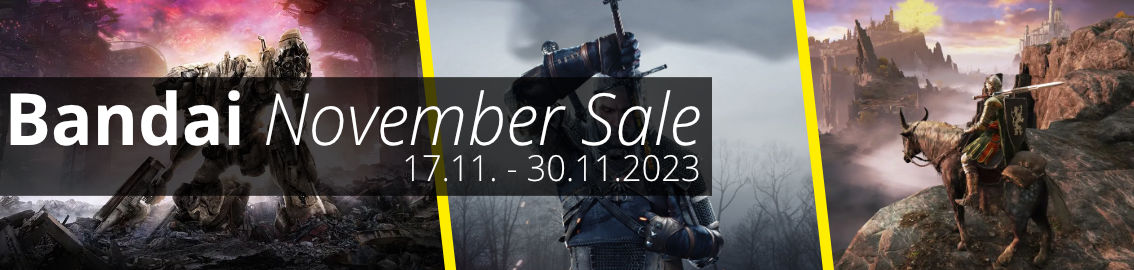 Bandai November Sale von 17. bis zum 30. November