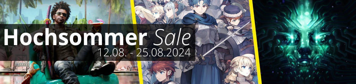 Hochsommer Sale von 12. bis zum 25. August 2024