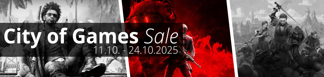 City of Games Sale 2025 vom 11. bis zum 24. Oktober 2025 City of Games Sale 2025 vom 11. bis zum 24. Oktober 2025