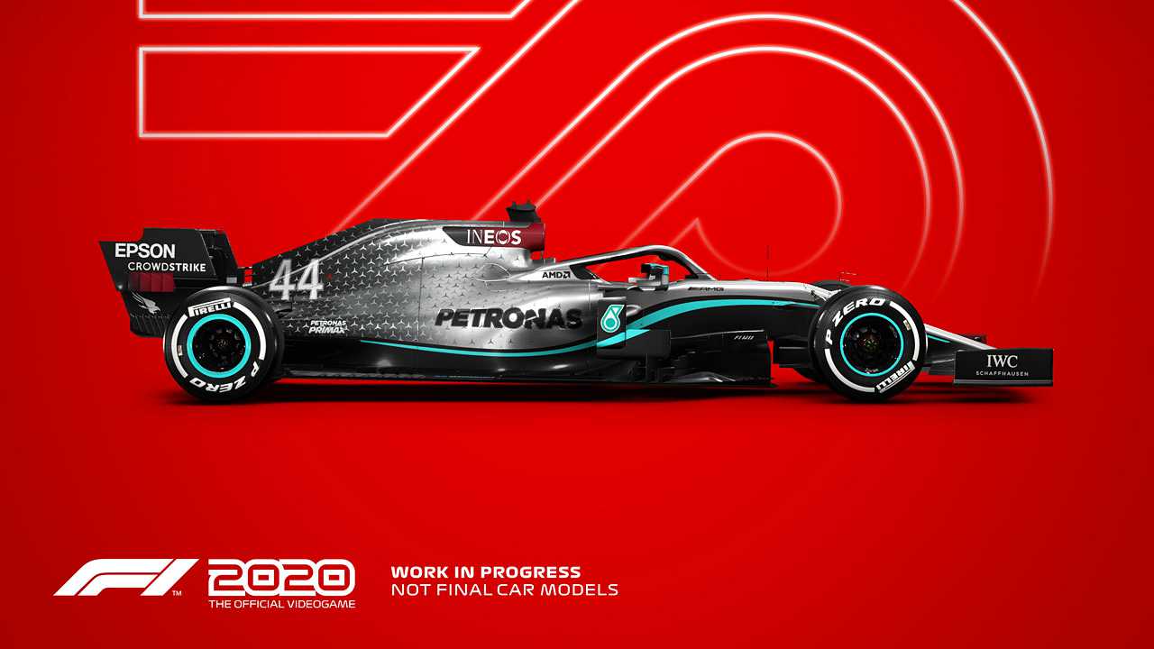 F1 2020 (PS4, Xbox, PC) - Ein Rennwaagen.