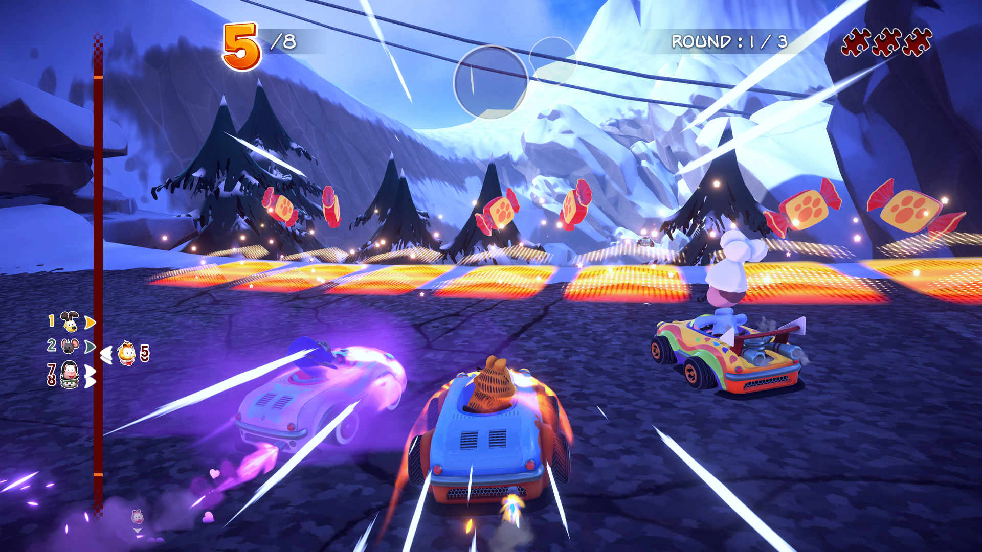 Garfield Kart Furious Racing Screenshots