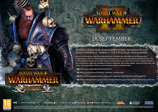 Norsca Vorbesteller-Aktion zu Total War: Warhammer 2 uncut