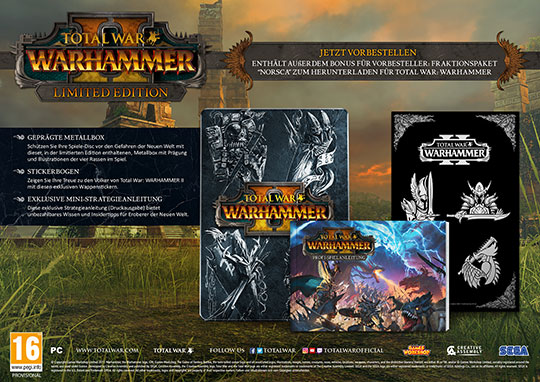 Vorbesteller-Aktion zu Total War: Warhammer 2 Limited Edition
