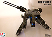Ultracoole Actionfigur von MG-Rex mit Leuchtfunktion zur Kult-Spieleserie Metal Gear Solid