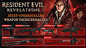 Bestelle Resident Evil: Revelations 2 bei gameware.at vor und erhalte exklusive Weapon Packs als Vorbesteller-Bonus